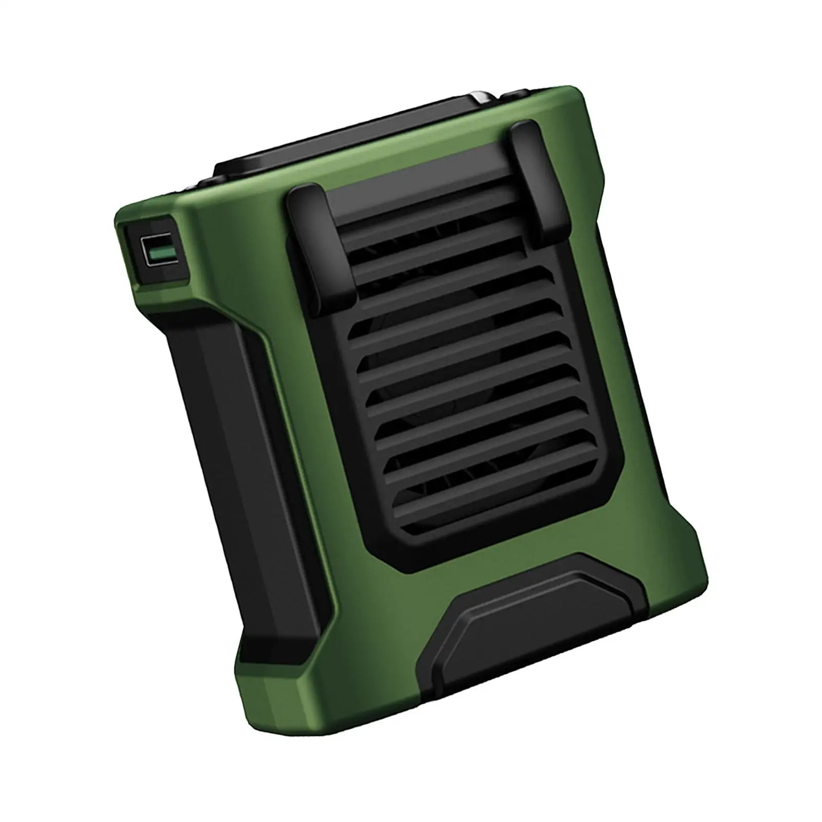 مروحة USB محمولة لركوب الدراجات وموقع العمل ، مروحة شخصية ، باور بنك