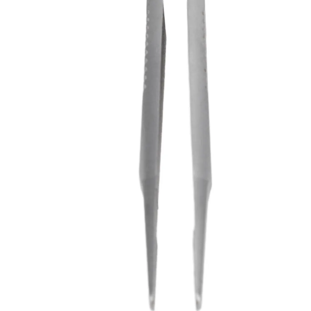 TC4 Titanium Alloy Mini Keychain Tweezer Straight Tip Lightweight EDC Precision Tweezers Grooved Grip Portable Pocket Tweezer