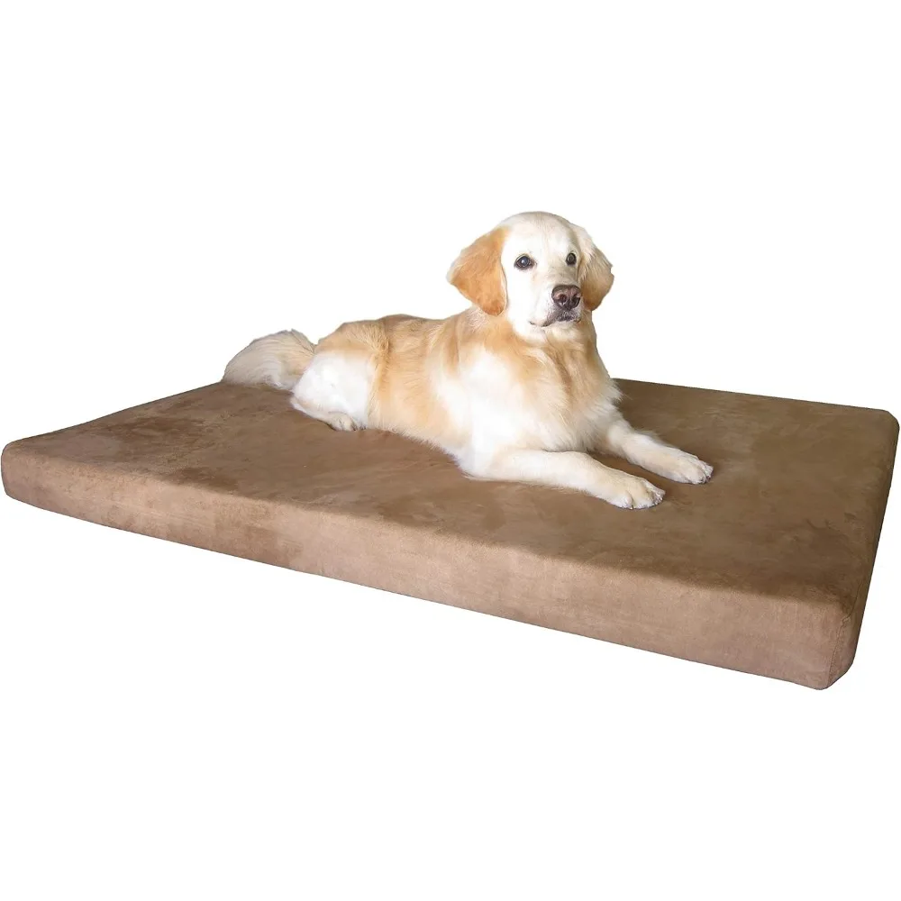 

Jumbo Orthopedic Memory Foam Dog Bed for Large Dogs, Washable Durable Cover, Waterproof Liner and Extra Pet Bed Case