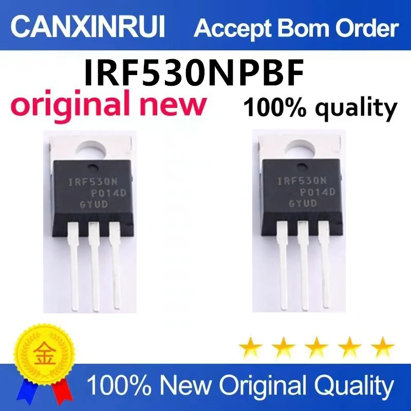 (5-100pieces)Original genuine IRF530NPBF direct insertion TO220