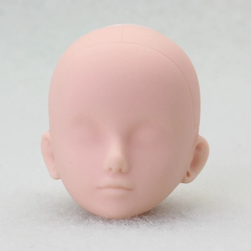 1/6 weiß Haut BJD Puppe Zubehör Praxis Make-Up Keine Augen Make-Up Puppe Kopf 30cm Weichen Ball Gliederpuppe Kopf