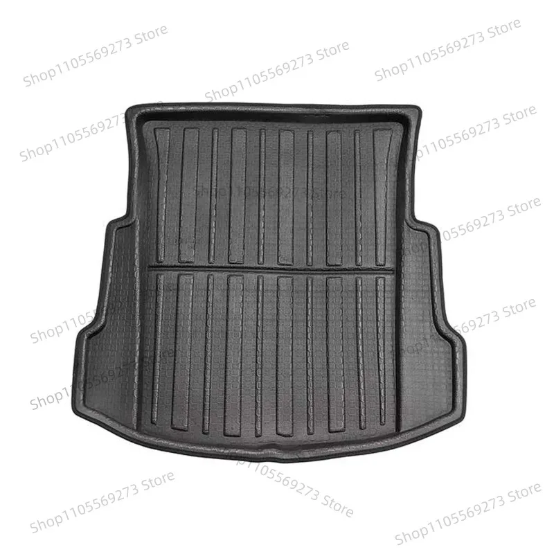 LH07 Waterproof Non-slip Floor Mat & Rear Trunk Cargo Liner for Tesla Model 3, Boot Tray Car Floor Carpet