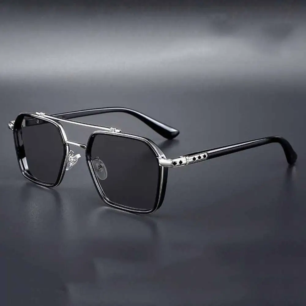 

Catwalk PC Full Frame Sunglasses Decorative Costume Accessory Retro HD Sunglasses Lightweight Waterproof Unisex Sunnies Men