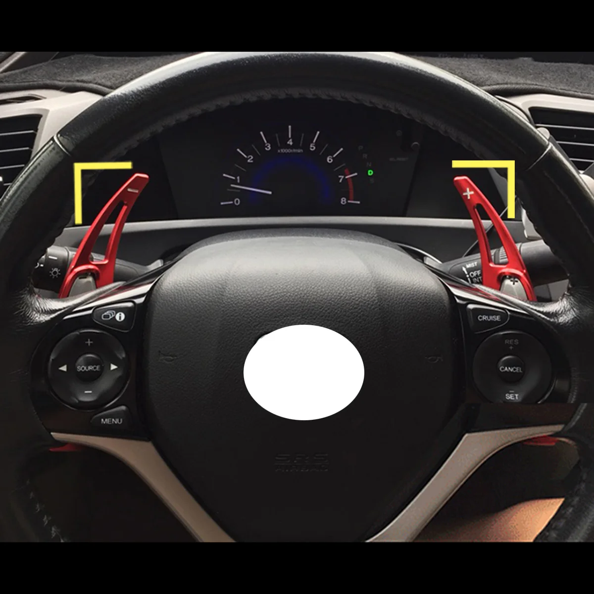 

Для Honda Civic 2012-2015 красный, черный, серебристый, синий автомобильный руль, рычаг переключения передач, DSG, наклейки, аксессуары для весла