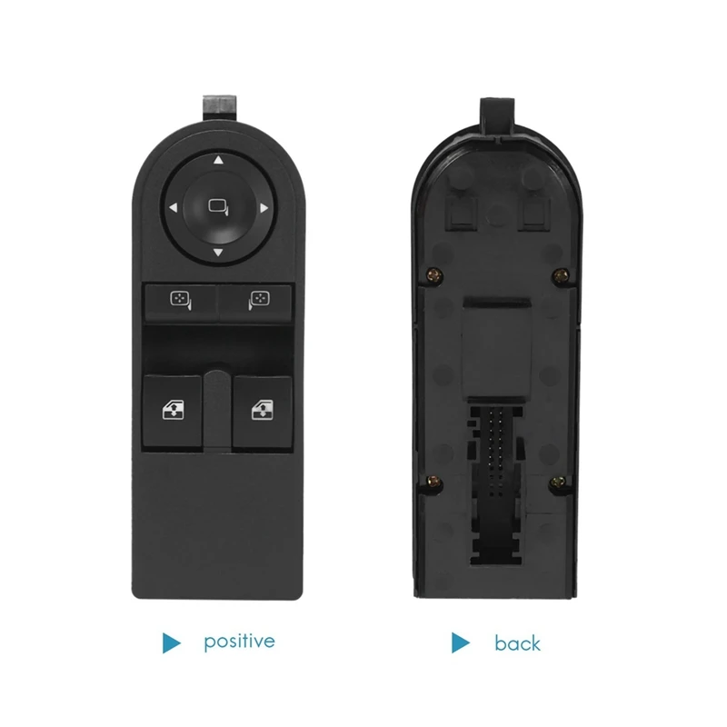 Car Window Control Switch Button Replacement 13228706 13183679 For Opel Astra H 2005-2010 Zafira B 2005-2015