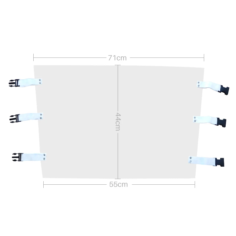 Dental Chair Foot Pad Dental Mat Cushion Seat Unit Dustproof Cover Plastic Clear Protector Tool With Elastic Bands Clinic Supply