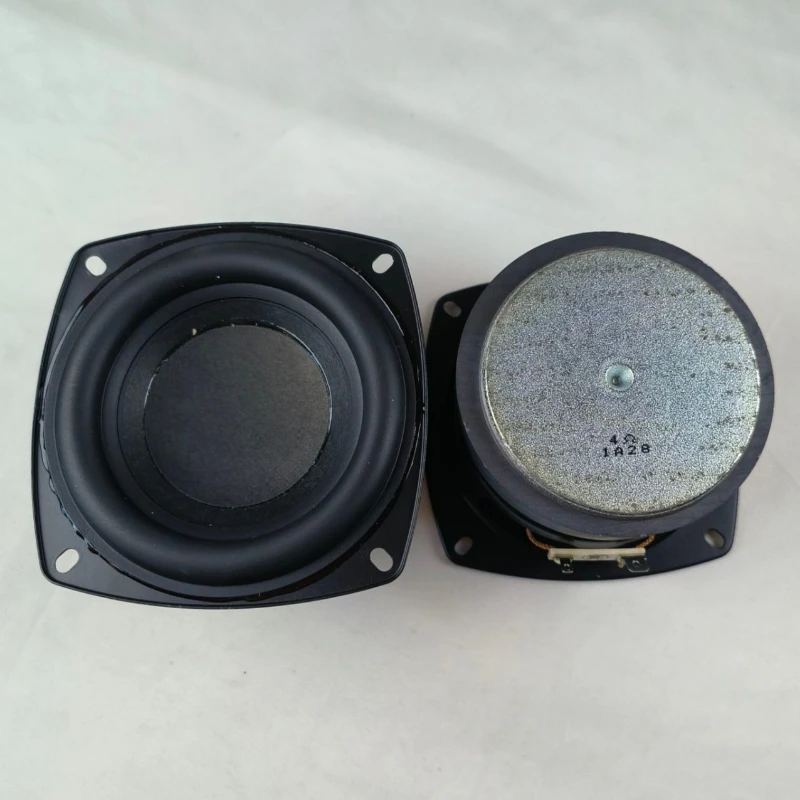 SOTAMIA 2Pcs 3.5 Inch Midrange Woofer Speaker 4 Ohm 40W Audio Loudspeaker Long Stroke Subwoofer DlY Portable Bluetooth Speaker