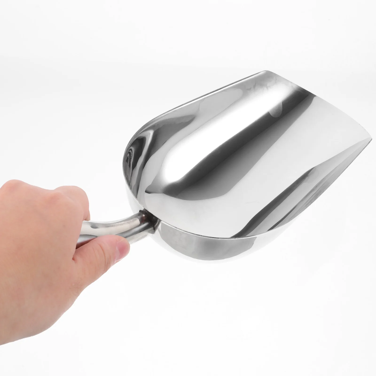 

304 Stainless Steel Thickened Food Scoop Multi-function Shovel for Ice Flour Beans Kitchen Accessories Ice Cube Storage Tool