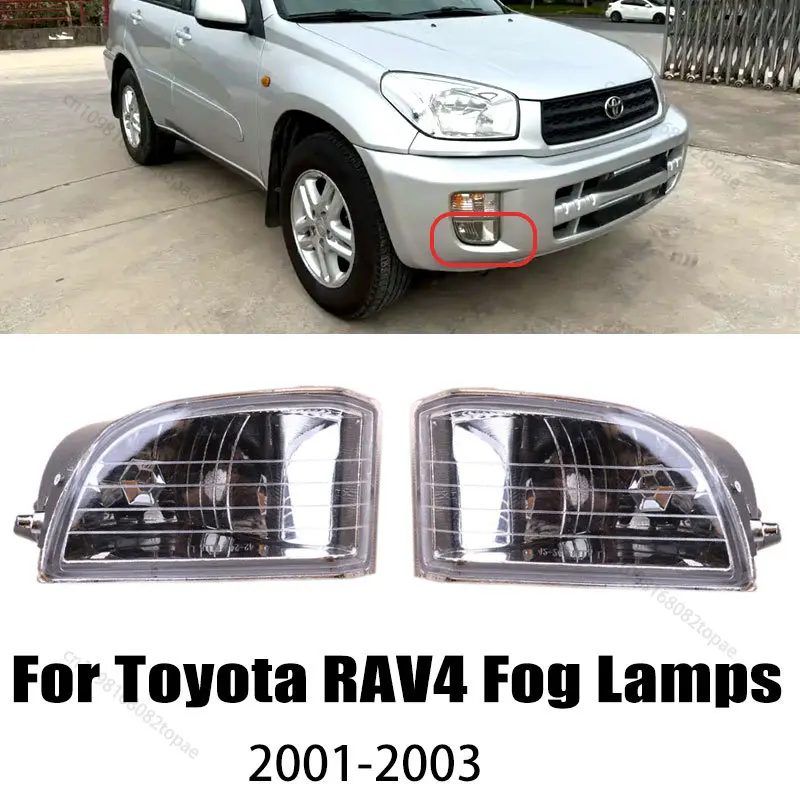 

Противотуманные фары в сборе с указателями поворота и дневными ходовыми огнями для Toyota RAV4 2001-2003, 12В, автоаксессуары