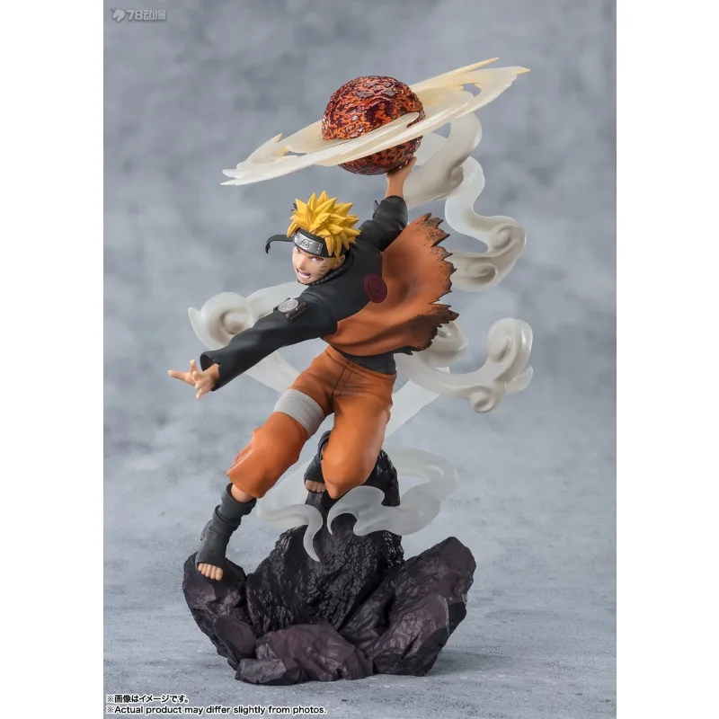 BANDAI Original Figuarts ZERO NARUTO Anime Figure Uzumaki Naruto Sanfo Action Figure Toys for Boys Girls Kids Birthday Gifts