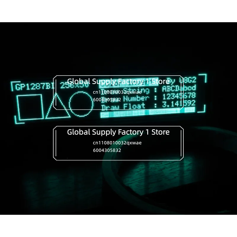 gp1287bi-ai-vfd256x50-vacuum-fluorescent-display-module-vfd-dot-matrix-display-screen-for-industrial-equipment