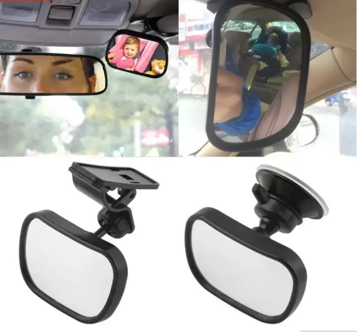 

GEFENSI 2 In 1 Kids Monitor Baby Rear View Mirror In-Car Baby Observation Mirror Car Rear Seat Child Safety Mirror Easy Installa