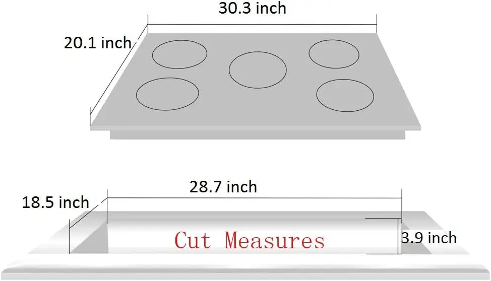 Fuel Sealed 5 Burners Drop-In Tempered Glass Gas Hob DK157-A01S Gas