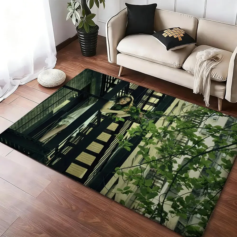 M-Mitski Be The Cowboy Nobody Lush Floor Mat Soft Thickened Non-Slip Bedroom Living Room Door Mat Home Decor Flannel Rugs