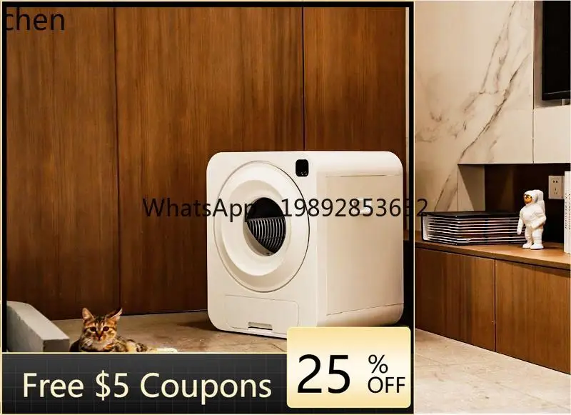 

ZZ intelligent automatic cleaning cat litter box anti-splash closed oversized cat toilet electric shovel one-click sand change