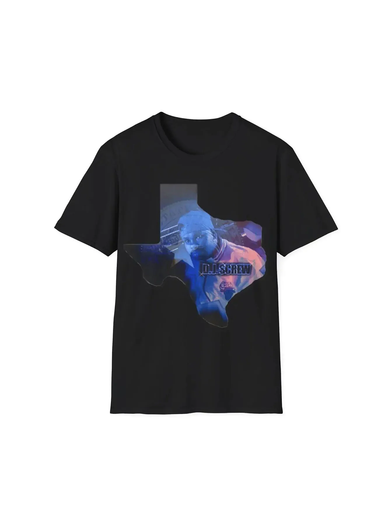 

Dj Screw T-Shirt, Dj Screw Softstyle T-Shirt Gym Clothing Men High End Men's Clothing Anime Things Men-Clothing Short Sleeve