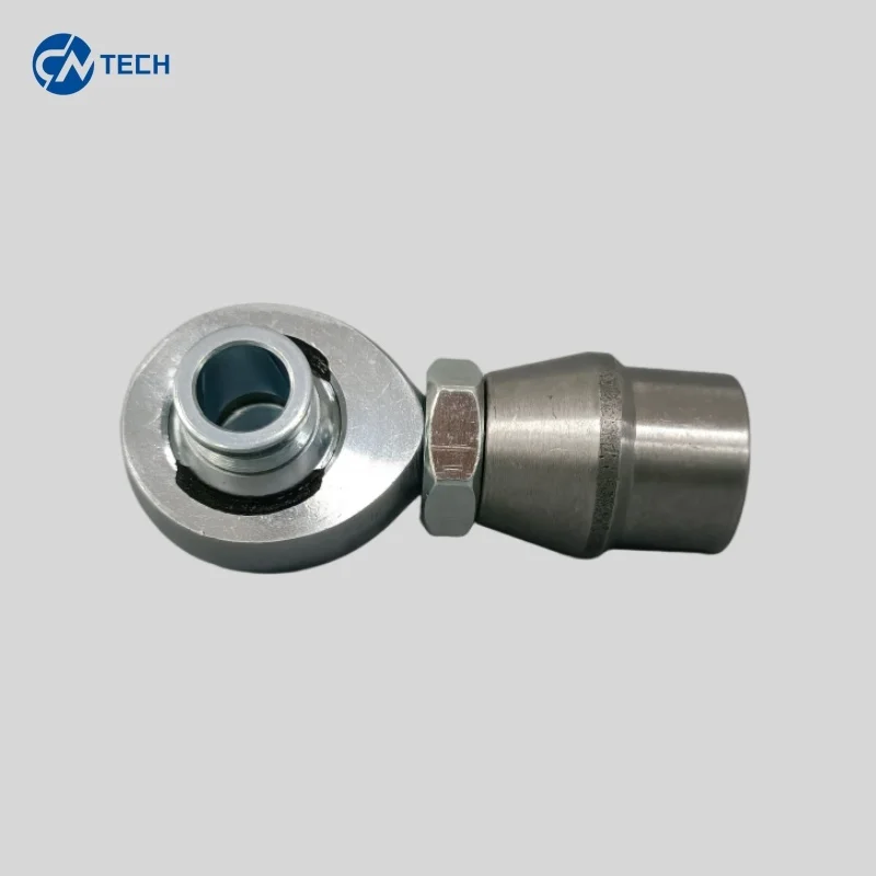 طقم وصلة نهاية قضيب M12 بحجم متري، نهاية قضيب + بنغ قابل للحام + فاصل غير محاذاة + صامولة مربى، يناسب جميع موديلات السيارات #4