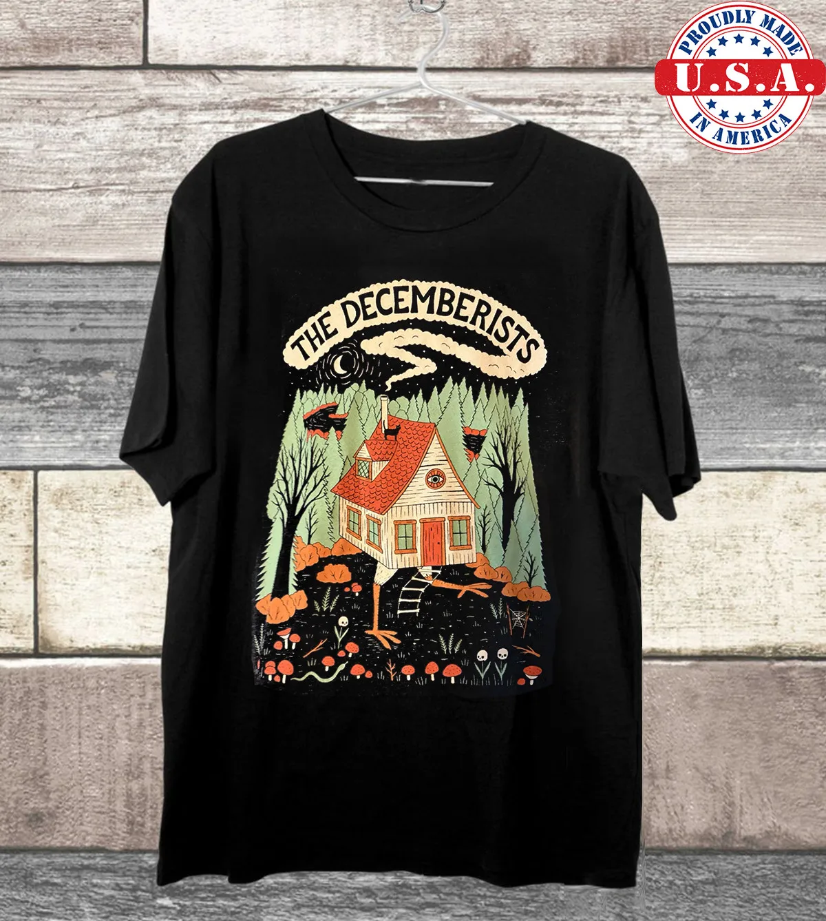 The Decemberists Portland Indie Rock Band T Shirt Full Size S-5XL