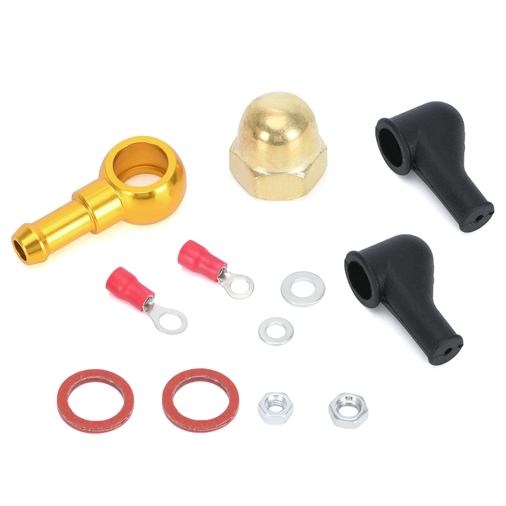 044 FUEL PUMP BANJO FITTING KIT HOSE ADAPTOR UNION 8MM OUTLET TAIL HT-FK046