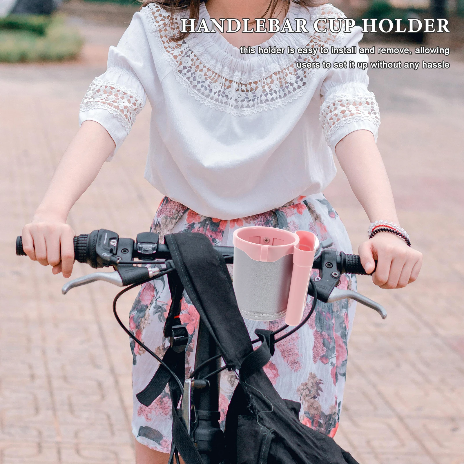 

Bicycle Cup Holder Bike Handlebar Accessories for Women Bottle Phone Mount Holders Drinks Cages