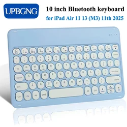 iPad Air 11 13 M3 11th 2025 용 충전식 무선 키보드 마우스 iPad Pro 테이블 노트북 용 터치 패드가있는 11 인치 A16 키보드