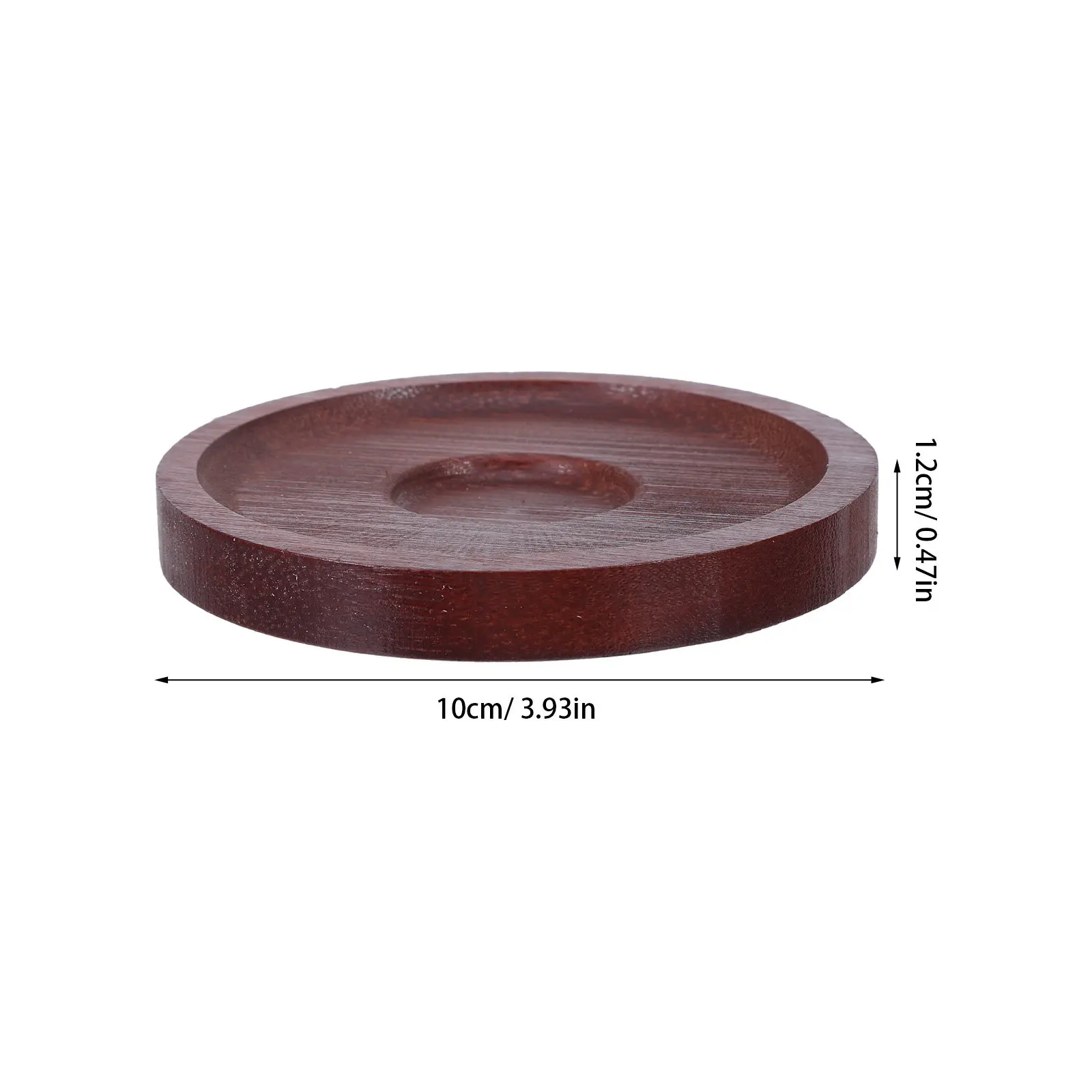 5Pcs Rotatable Whiskey Glass Coasters Solid Wood Spinning Drink Coasters Heat Resistant Round Cups for Bourbon Cocktails Bar Use