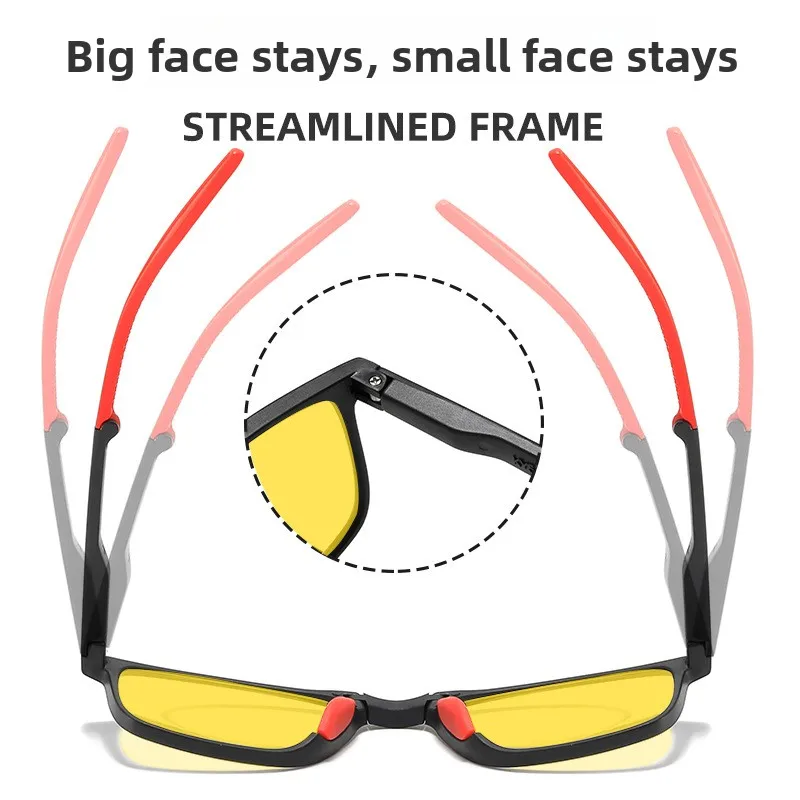 نظارات رؤية ليلية محمولة قابلة للطي وخفيفة الوزن للغاية ومضادة للضوء الأزرق للهاتف والكمبيوتر نظارات حماية العين للجنسين #3