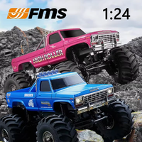 FMS FCX24 RC Car 1:24 MAX SMASHER Smasher Remote Control Climbing Car Four-wheel Drive Simulation Pickup Climbing Car Boy Toy