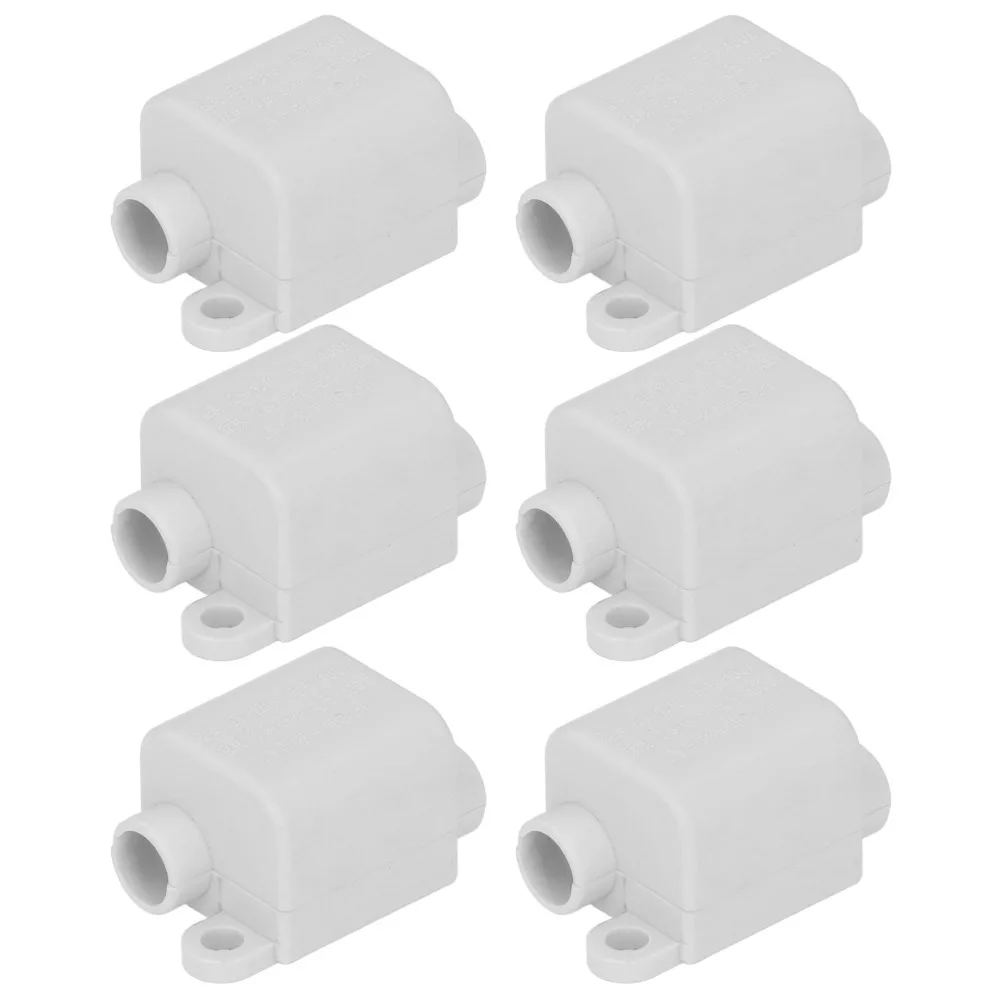 

6 Pcs ZK‑1216 Wire Connector No Break 2,5-16mm² Electrical Wire Splitter Connector High Power 1000V 100A T Type Splitter