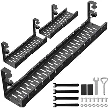 Bandeja de cables bajo mesa
