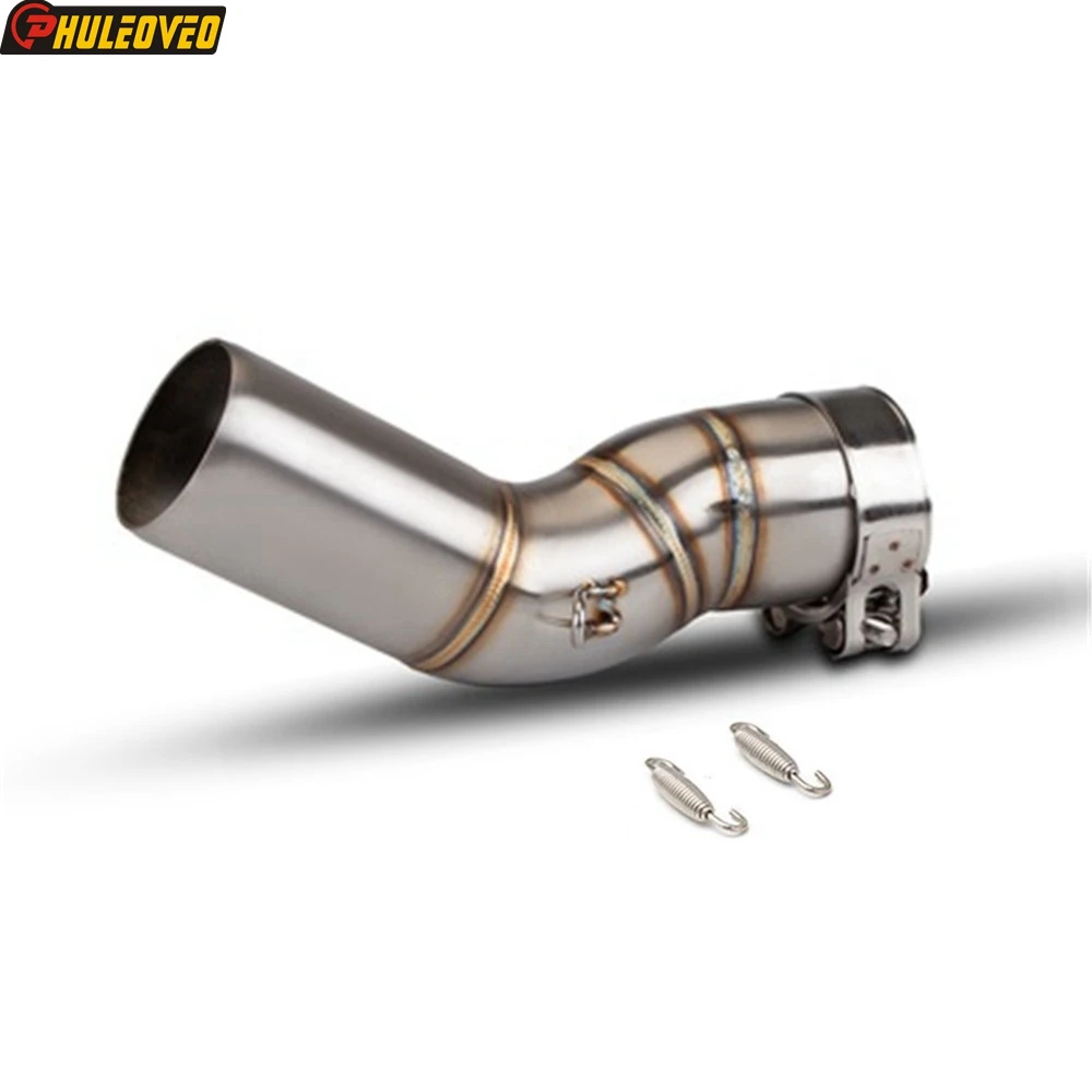

For Kawasaki Ninja ZX-10R ABS ZX10RR 21-24 Motorcycle Exhaust Link Pipe Escape Moto Muffler Pipe Connect 51mm/Original Exhaust