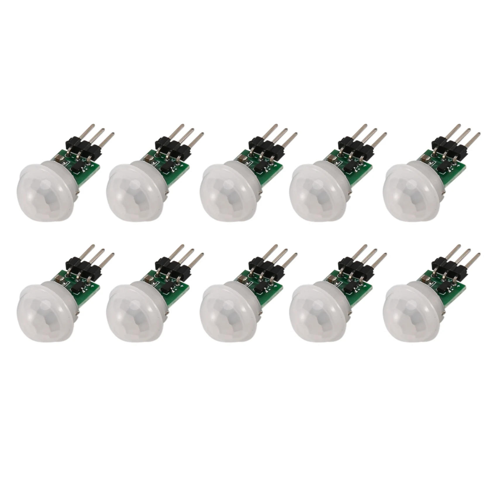 10Pcs AM312 Mini Human Sensor Module IR Pyroelectric Infrared PIR Motion Sensor Detector Modules DC 2.7V to