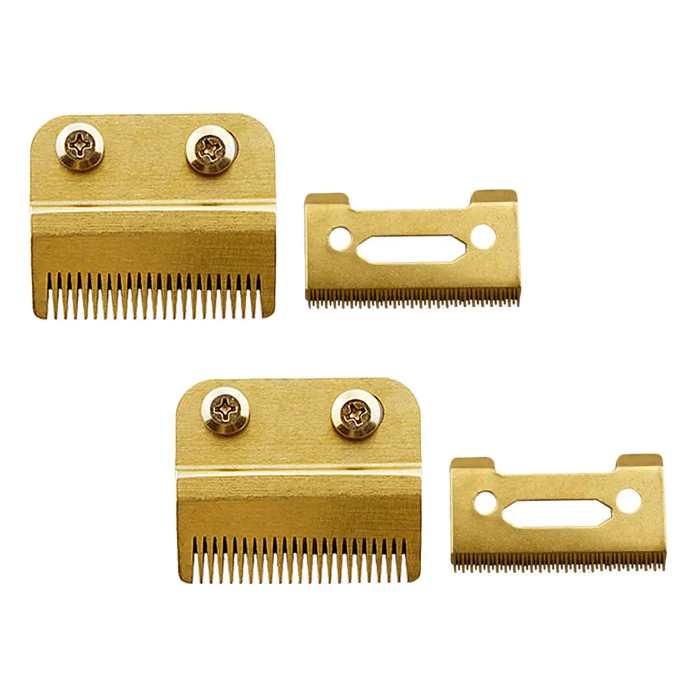 2Sets Hair Trimmer Blades Adjustable Replacement Heads for Smooth Gliding Over Most Hair Types Easy Installation At Home