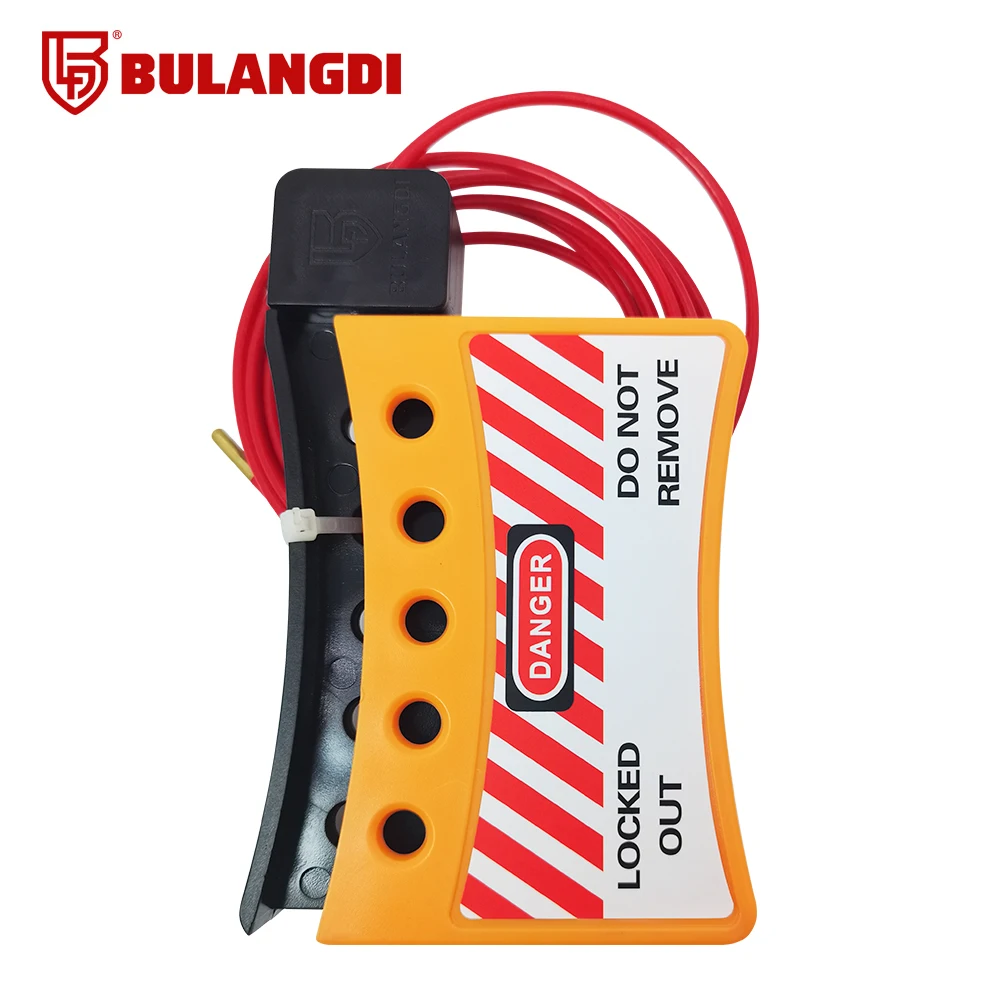 BULANGDI Grip type cable lock Adjustable insulated steel wire lock Can be jointly managed by up to 5 people