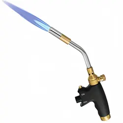 High Intensity MAPP Torch, Adjustable Flame 13000BTU Welding Tool. Welding Equipment for Brazing, Cooking, Barbecue, and Thawing