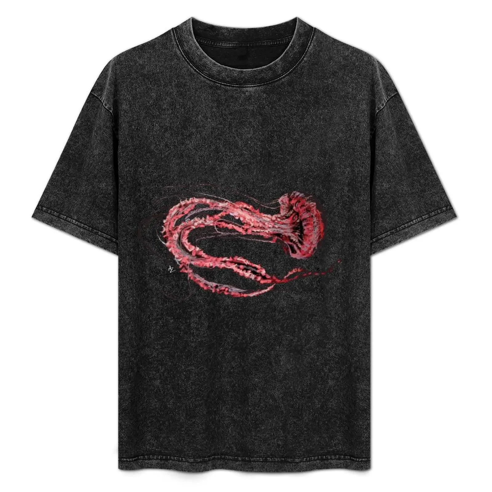 

red jellyfish T-Shirt Sweat Resistant Workout Tee Shirt