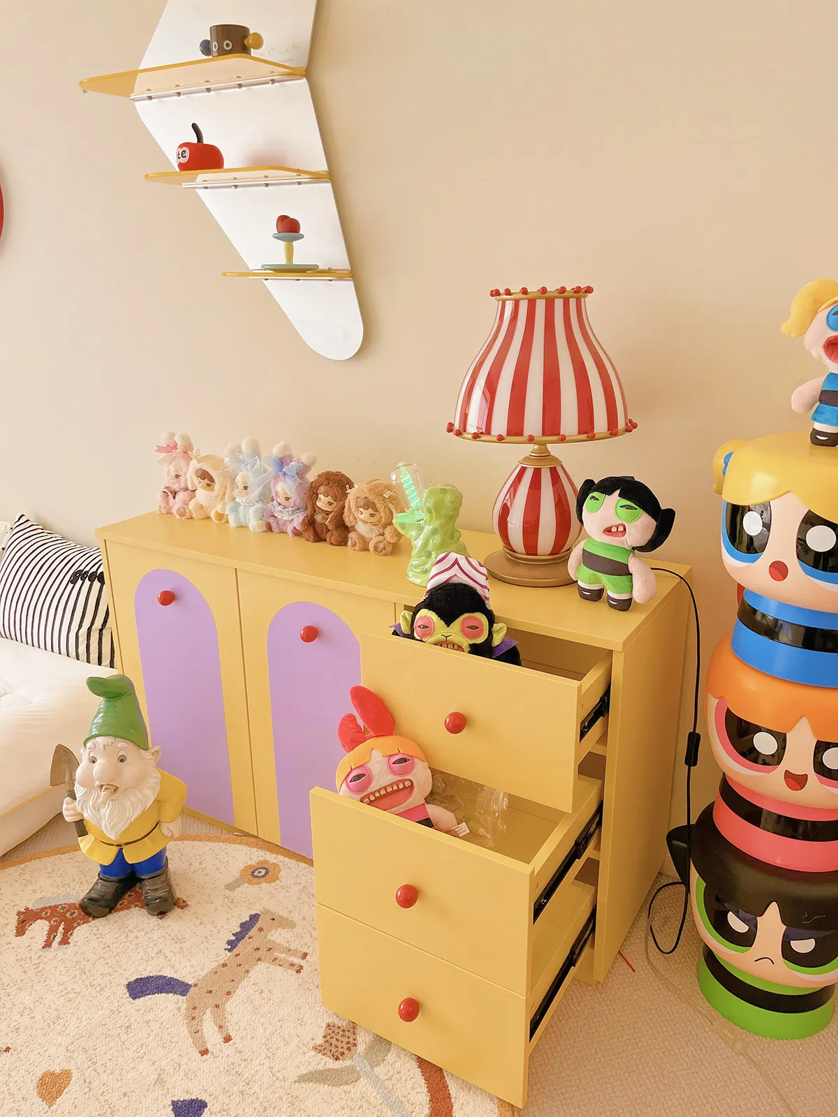 Dopamine, bedside table, bedroom, multi-function, storage chest, household, dresser, porch