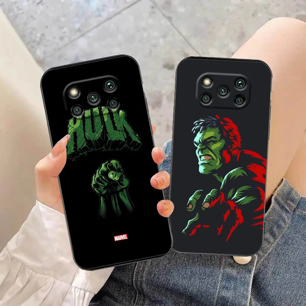 Marvel's Strongman Hulk Thor Phone Case For Xiaomi 9 10T 11 12 12T 13 POCO F3 F4 F5 F6 X3 X4 X5 M3 M4 M5 M6 PRO GT Case Funda