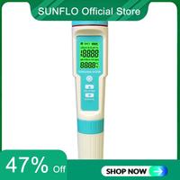 SUNFLO 7 In 1 Water Quality Tester PH/TDS/EC/ORP/Salinity/S. G/TEMP High Accuracy Water Quality Test Pen IP67 Digital PH Meter