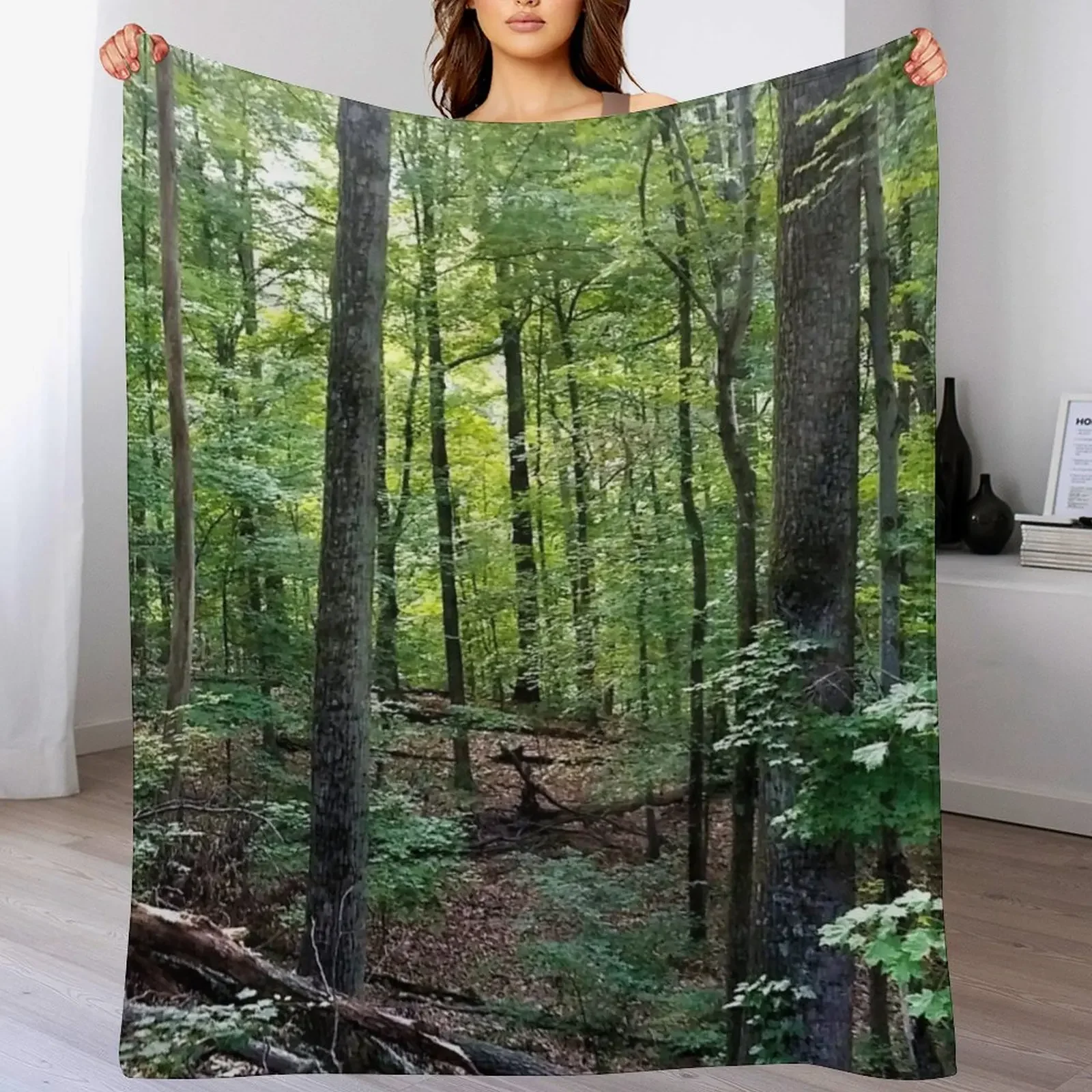 

The Forest is Calling Throw Blanket Loose sofa bed halloween Custom Blankets