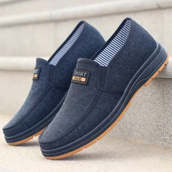 Men Casual Sports Shoes Old Beijing Cloth Shoes Middle Aged and Elderly Men Work Shoes Casual Men Shoes Walking Shoes