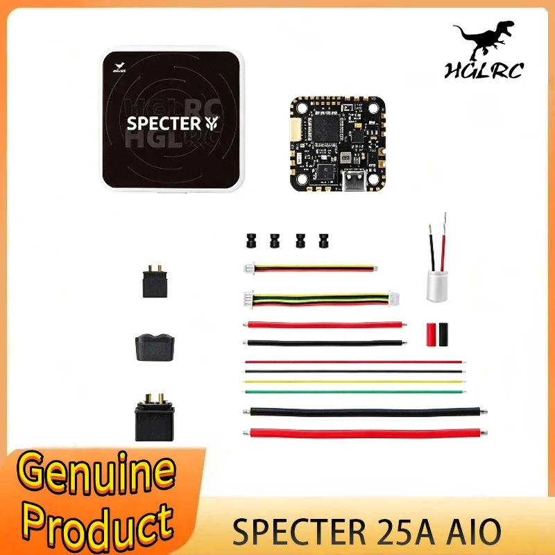 HGLRC SPECTER 25A AIO 3-6S Flight Controller MPU6000 Gyro Wireless Bluetooth Parameter Adjustment for RC FPV Freestyle UAV Parts