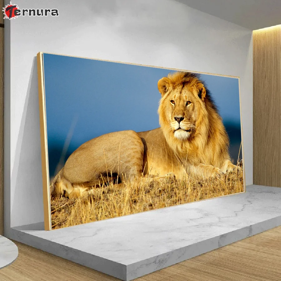 King of animals diy diamond Paintings prestige lion Art Diamond embroidery home decoration Diamond Mosaic Cross Rhinestone