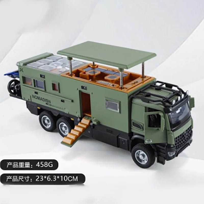 

Diecast 1: 24 Scale Alloy Model Leader F Simulation Off-road Vehicle Metal Toy Car Hobby Collection Ornaments Gifts