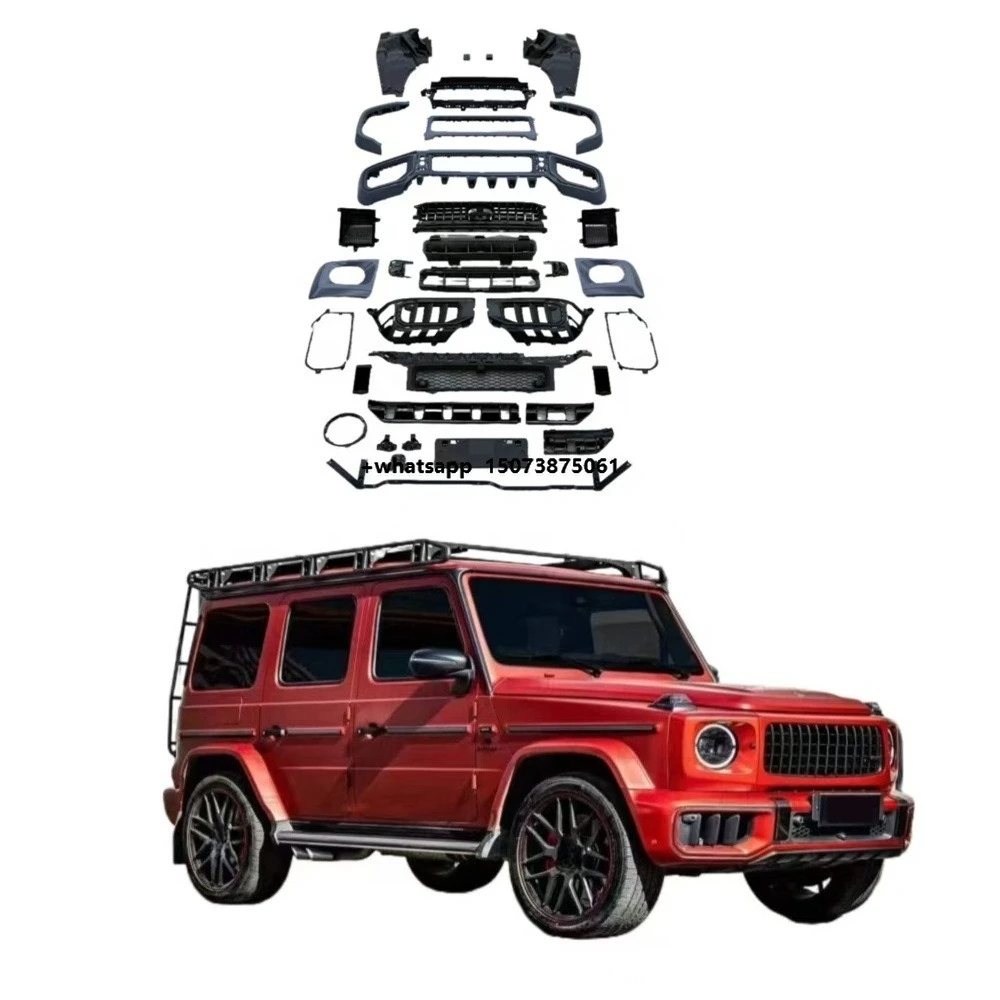 

High Quality Body Kit for G-Class W465 Upgrade G63 Style Front Bumper Rear Bumper Grille Tuyere PP Material