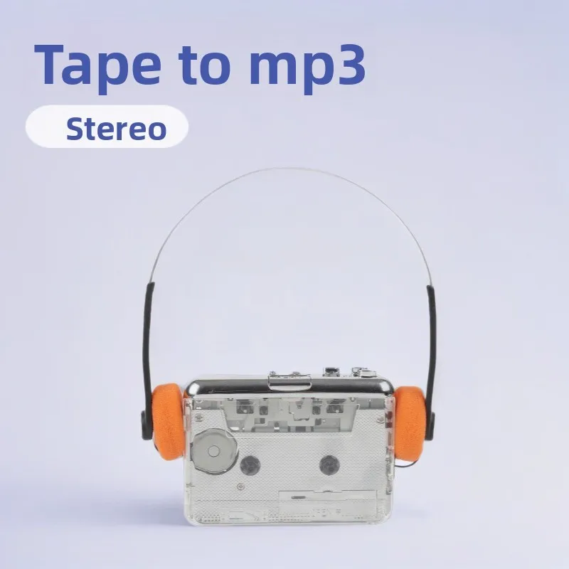 Portable Cassette Player Recorder With Copper Wheel Type C to USB Cassette Capture Audio Music Player  Tape to mp3 converter