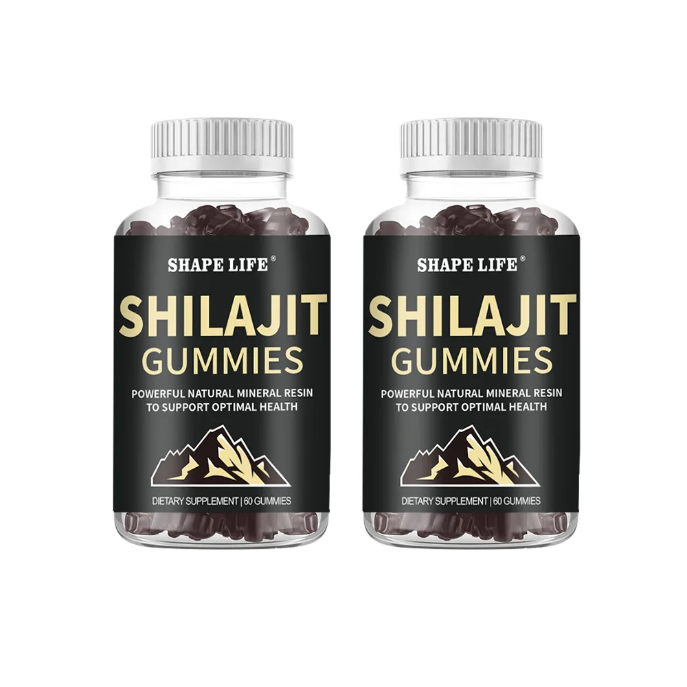 60/120/180Pcs Shilajit Gummies Men\'s Health Product Mineral Resin Capsuels