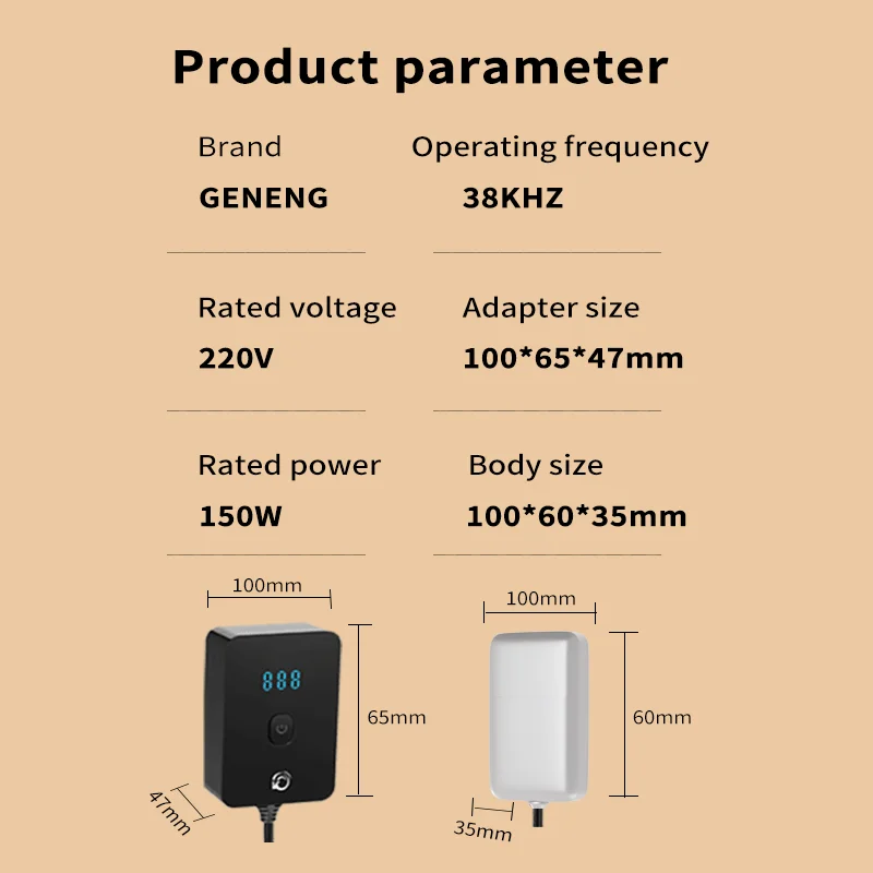 Ultrasonic cleaning machine for household glasses, watches, jewelry, braces, automatic cleaning machine for washing eyes