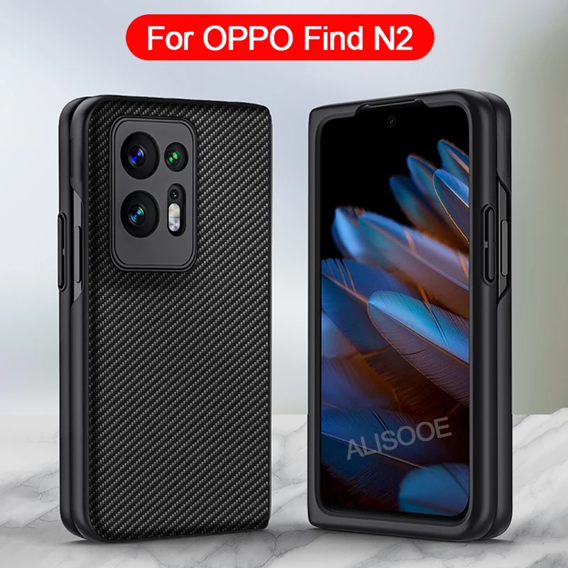 Für OPPO Finden N2 Fall Fall Luxus Leder Stoßfest Telefon Capa für Finden N N2 5G Fall Ultra Dünne Schutz zurück Abdeckung