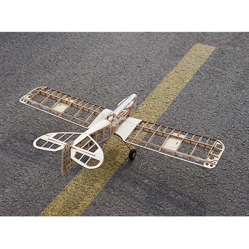バルサ材飛行機キット,レーザーカット,フレーム,ドイツ製,1020mm